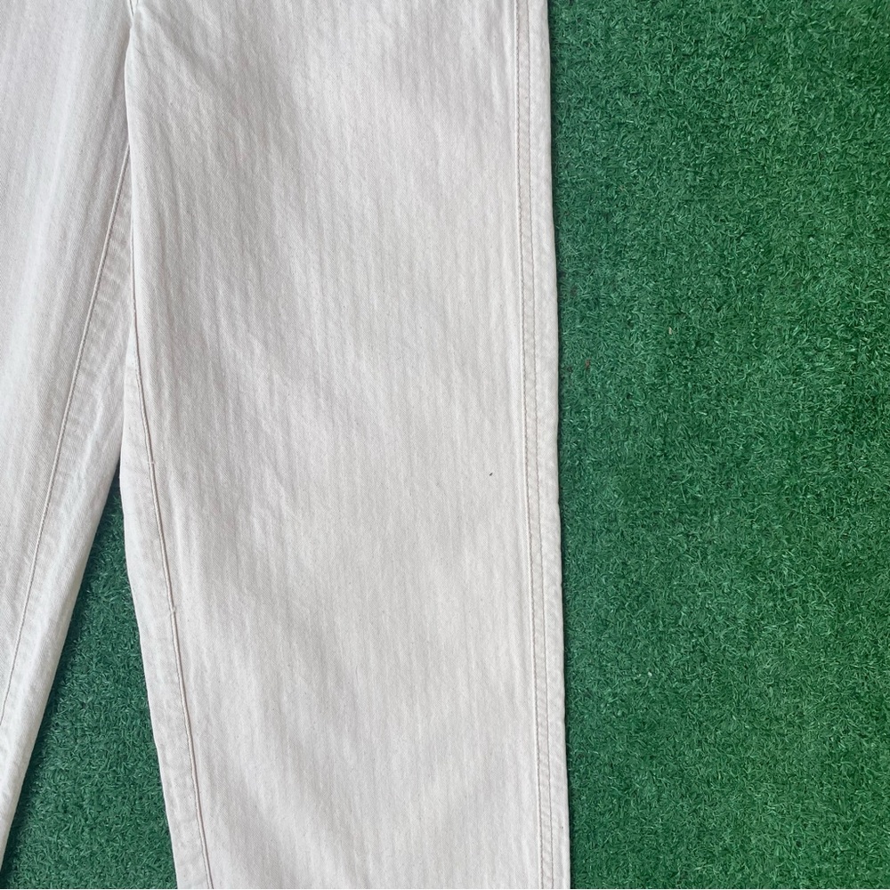 Free People Wide Leg White Utility Pants - Picture 4 of 9